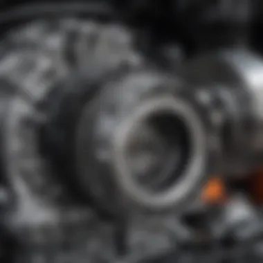 Close-up of Nissan Titan's powerful engine specifications
