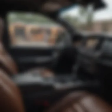 Nissan Titan Interior with Advanced Technology Interior view of Nissan Titan with advanced technology features