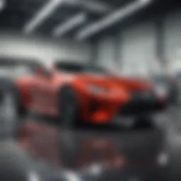 State-of-the-art service bay at Park Place Lexus Grapevine