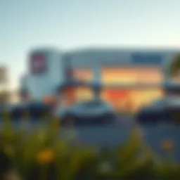 Exterior view of Rick Case Honda Griffin dealership showcasing modern architecture