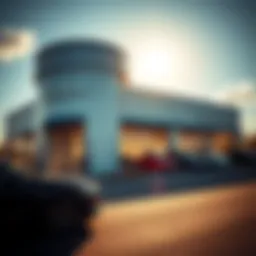 Exterior view of Serra Automotive Group dealership