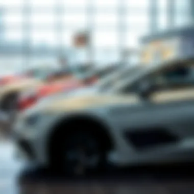Showroom showcasing diverse automotive offerings