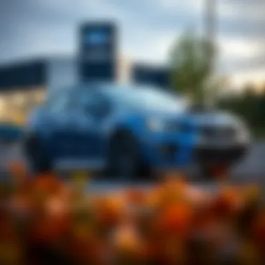 Financing Solutions Available Financing options displayed at Subaru dealership