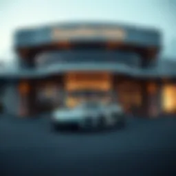 Exterior view of Superior Auto showcasing its modern architecture