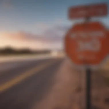 Texas Road Sign for Truck Drivers Texas Road Sign for Truck Drivers