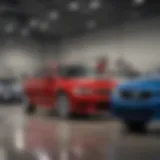 Costco's pre-owned auto program prominently displayed with a diverse range of vehicles.