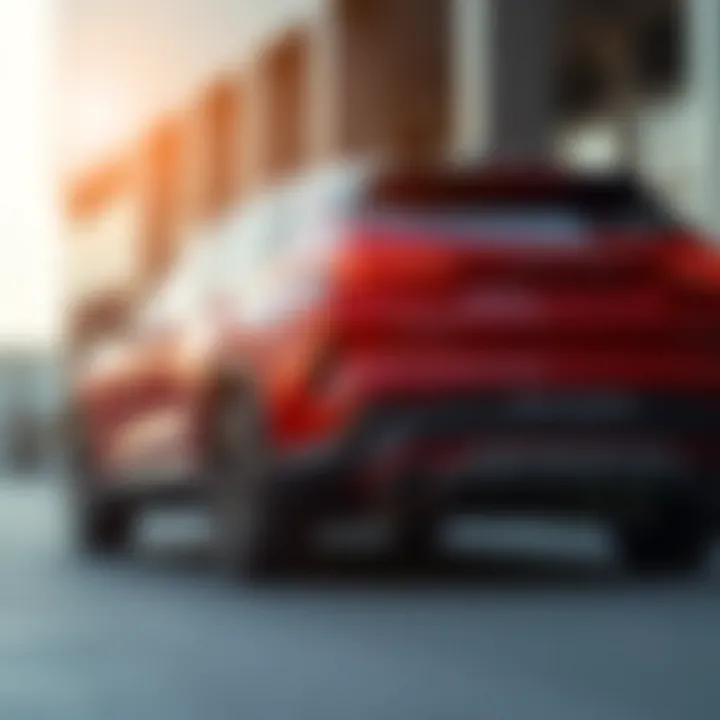 Sleek Crossover Design Crossover exterior highlighting sleek design and advanced technology