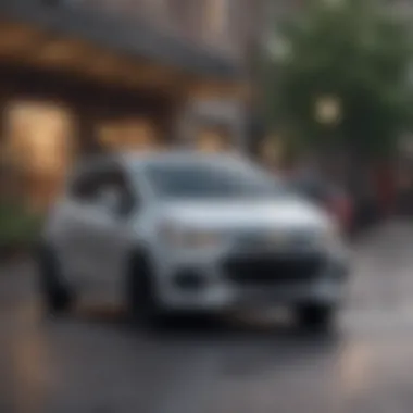 Design Features of Chevy Sub Compacts A sleek Chevy sub compact model highlighting its design features