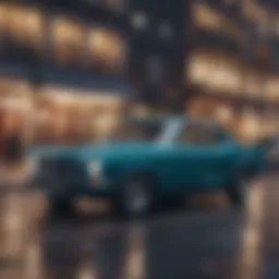 Elegant design features of the Ford Square Car