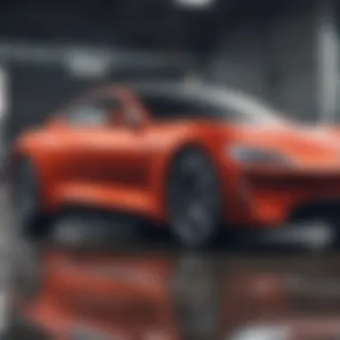 Innovative Technology in EV Startups Electric vehicle startup showcasing innovative technology