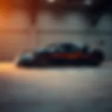 The iconic Bugatti Veyron showcasing its aerodynamic design
