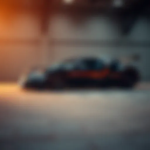 The iconic Bugatti Veyron showcasing its aerodynamic design