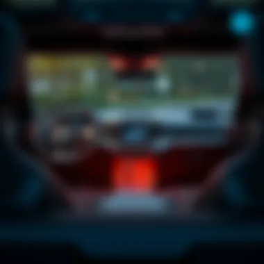 Interior layout showcasing advanced technology in the Maik Haik Jeep