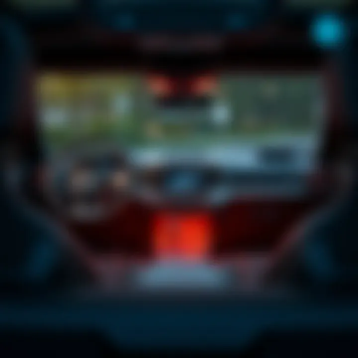 Interior layout showcasing advanced technology in the Maik Haik Jeep
