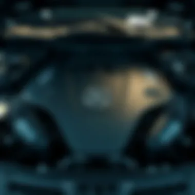 The powerful engine of the Mercedes C Coupe exemplifying engineering excellence