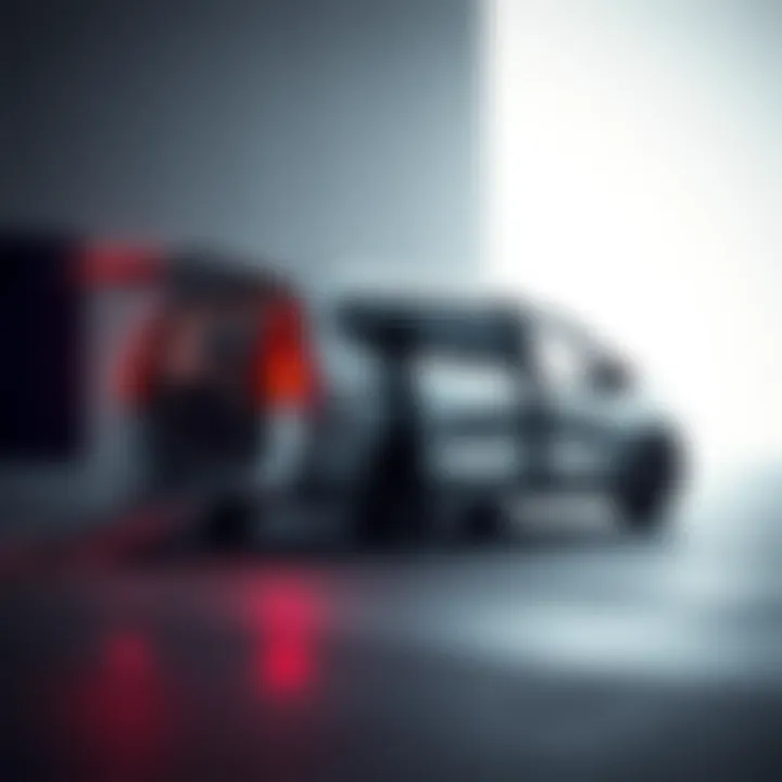 A stylish minivan with a fully open sliding door, emphasizing accessibility.