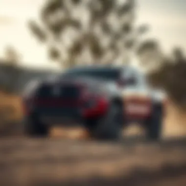 Toyota Tacoma in an off-road setting illustrating its performance capabilities
