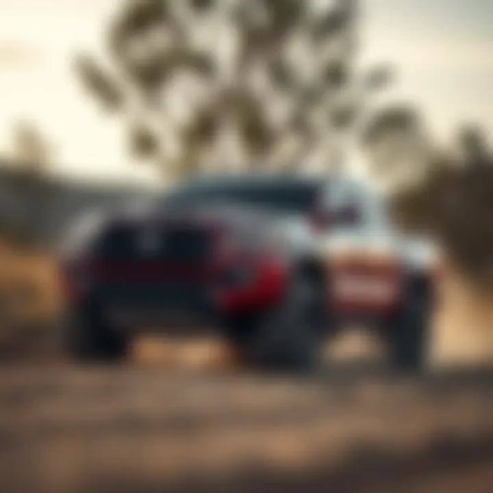 Toyota Tacoma in an off-road setting illustrating its performance capabilities