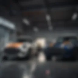 A vibrant mini dealership showcasing diverse automotive options in Washington.