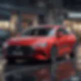 Illustration of third party auto leasing concept