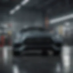 A modern auto service center showcasing advanced tools