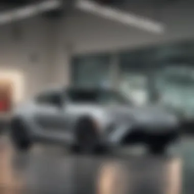 Toyota Dealership Ohio Vehicle Showroom