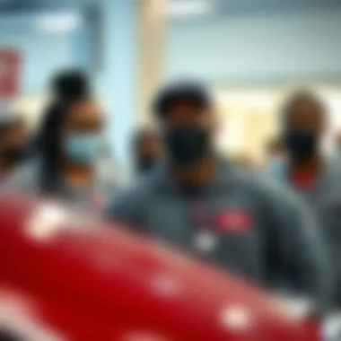 Community event hosted by Toyota featuring local residents