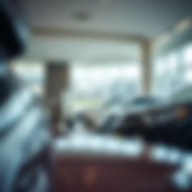 Interior view of Toyota vehicles available for test drives