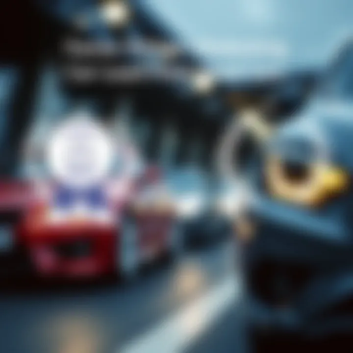 Infographic showcasing factors affecting car loan rates