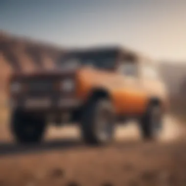 Ford Bronco evolution timeline infographic