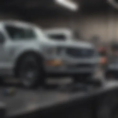 Quality Parts Display for Superior Performance Premium Ford Service Parts Showcase