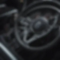 Illustration of four-wheel steering mechanics