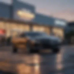 Exterior view of Fuccillo Chevy Amsterdam showcasing the dealership's modern architecture