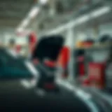 Insider view of Fuoco Honda Service center showcasing advanced tools and equipment