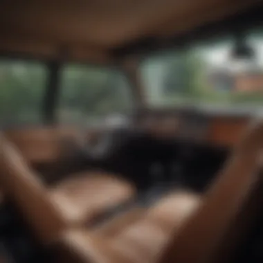 Interior view showcasing the features of a Germain used truck