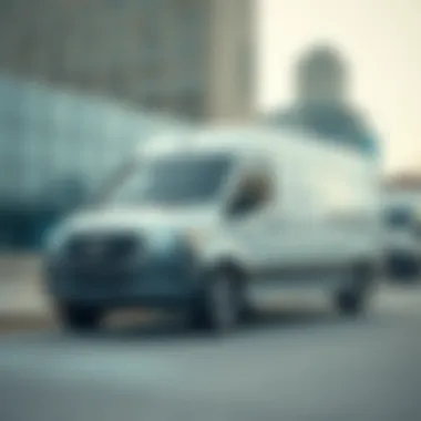 Technological Advances in GM Delivery Vans Modern GM delivery van emphasizing technological features