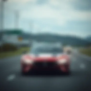 Visual representation of Google Drivetime interface with navigation elements