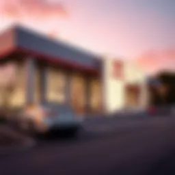 Exterior view of Graham Toyota dealership showcasing modern architecture