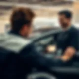 Tesla customer service representative assisting a customer