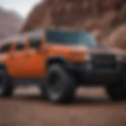 Hummer EV showcasing unique design features