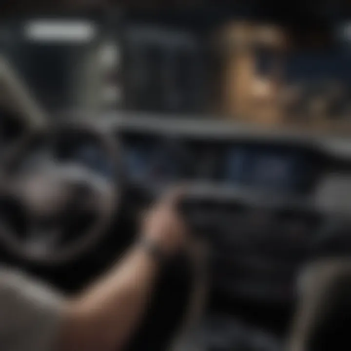 Interior view highlighting advanced technology and comfort