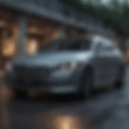 Sleek exterior of Hyundai Genesis showcasing luxury design