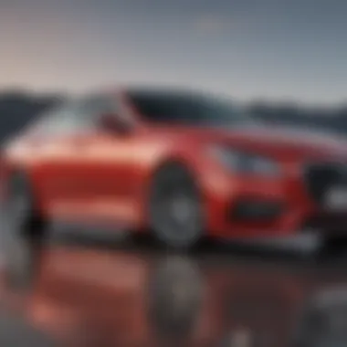 Dynamic Performance of Hyundai Genesis on the Open Road Hyundai Genesis on the road emphasizing performance capabilities