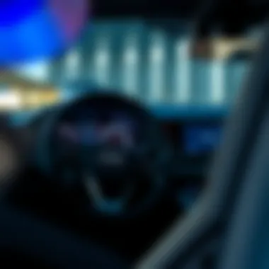 A close-up of Hyundai Ioniq's innovative dashboard