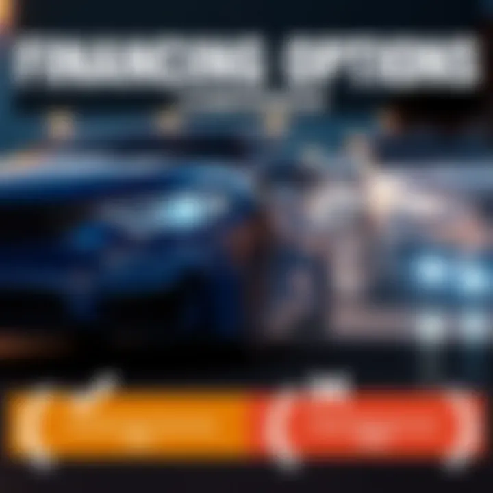 Infographic illustrating financing options at CarMax vs Chase network