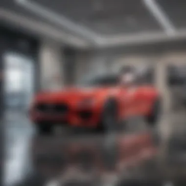 Elegance and Opulence: The Jaguar Showroom Luxurious Jaguar Showroom in Michigan