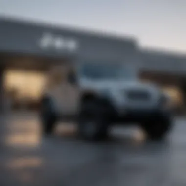 Jeep dealership exterior in Jerseyville IL