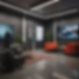 Elegant design of Jones Automotive waiting area