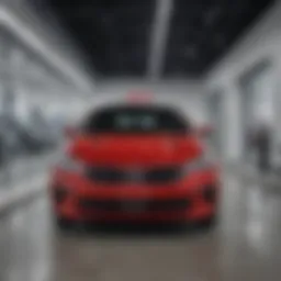 Elegant Kia Dealership Entrance in Leesburg FL