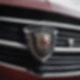 Iconic Cadillac emblem representing luxury and innovation